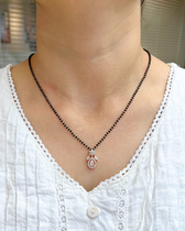 Aanya Full Black Beads Mangalsutra