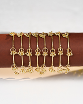 Kashmiri Gold Plated Bangle (Set Of 8) - Image 3