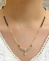 Rihanna Mangalsutra Gold 2.0
