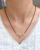 Nora Full Black Beads Mangalsutra