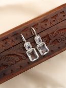 Crystal Curve Earrings