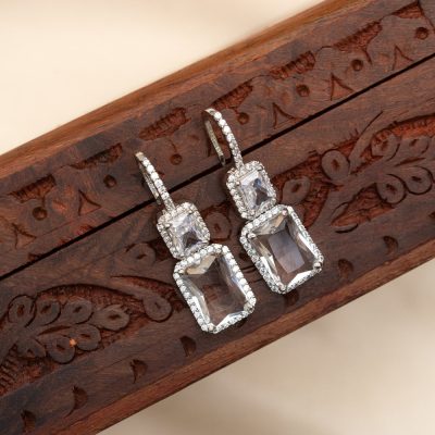 Crystal Curve Earrings
