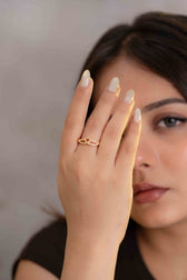Moon Fern Adjustable Ring - Image 2