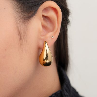 Zahra Earrings. (18K Gold Plated)