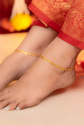 Sitara Gold Payal. ( Set of 2)